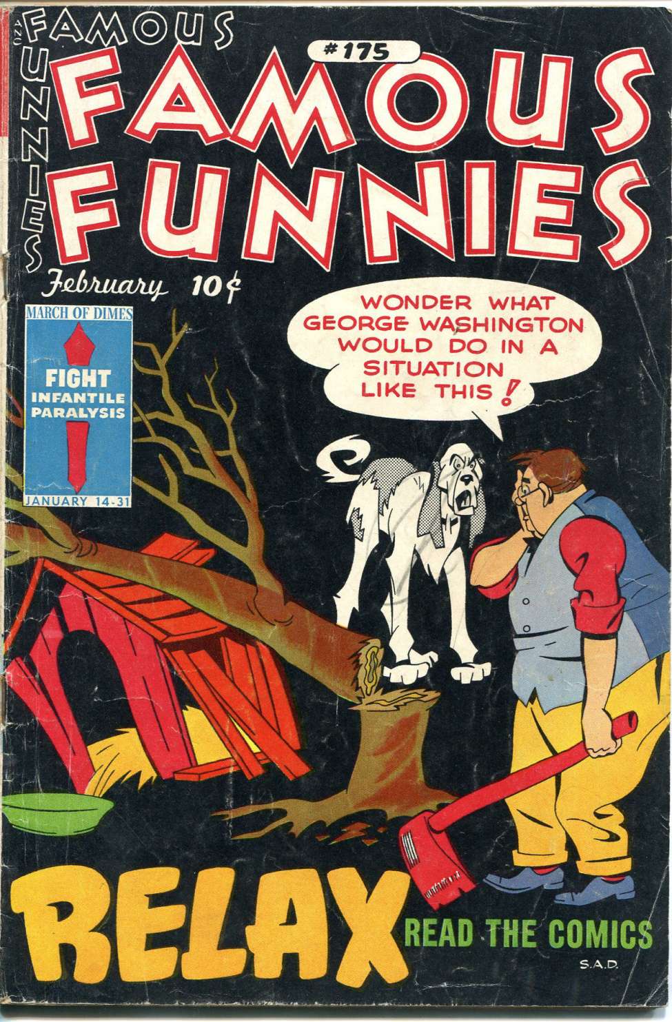 Comic Book Cover For Famous Funnies 175