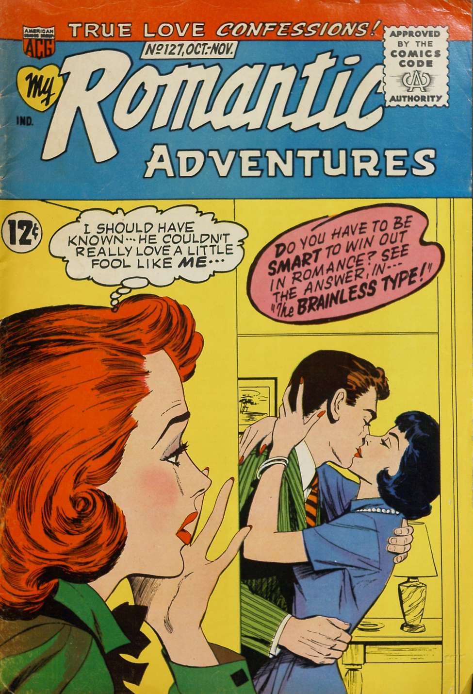 Comic Book Cover For My Romantic Adventures 127