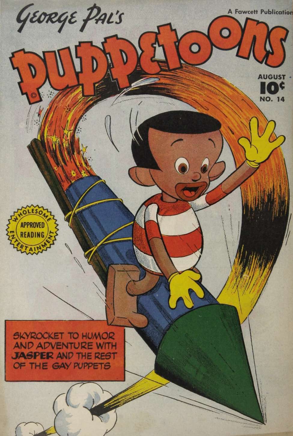 Comic Book Cover For George Pal's Puppetoons 14