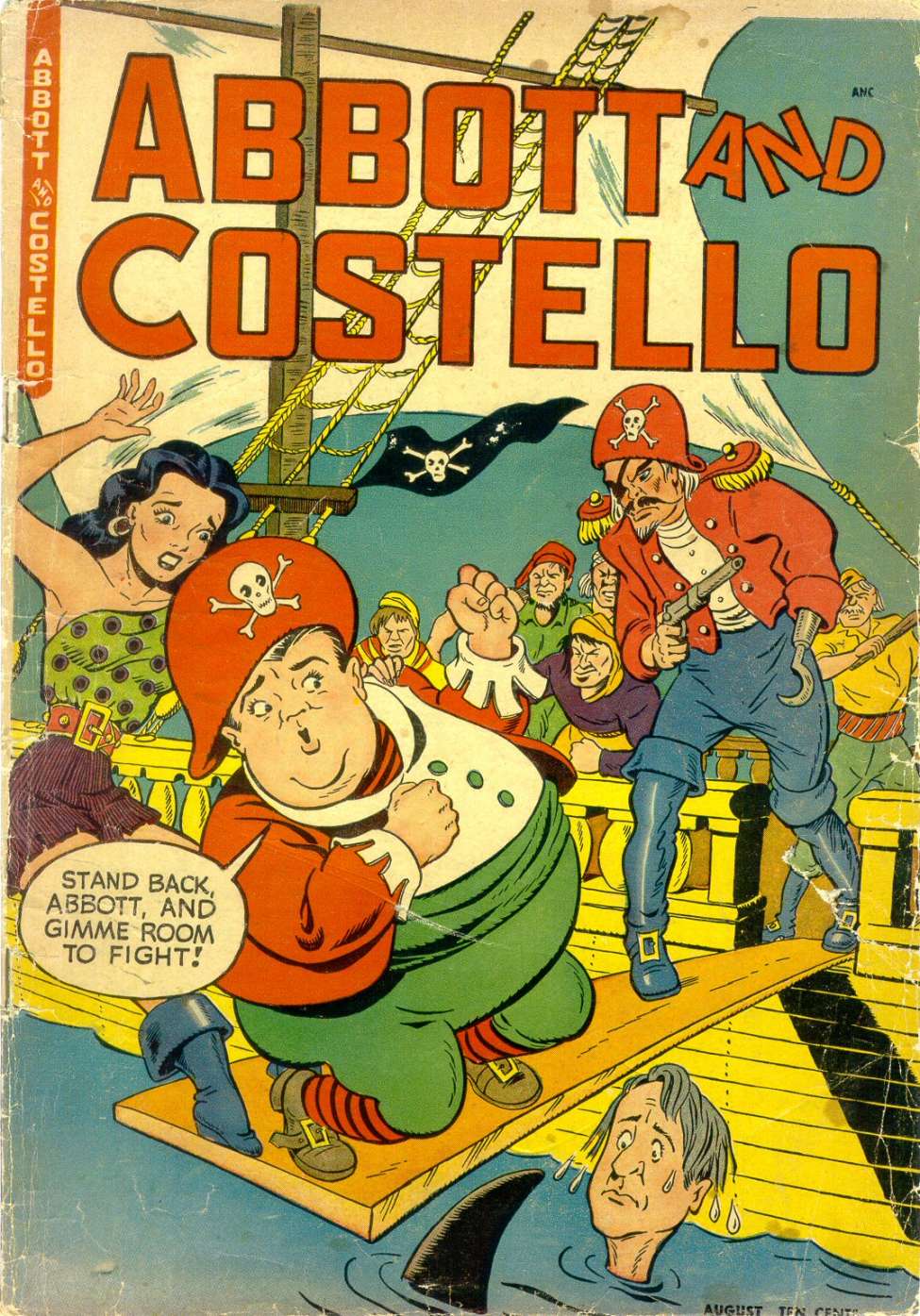 Comic Book Cover For Abbott and Costello Comics 8