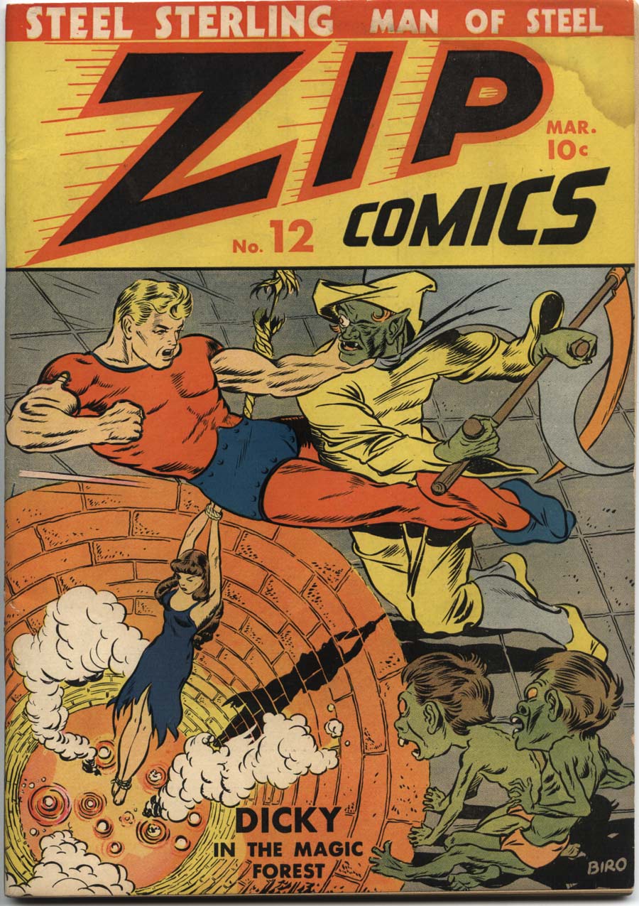 Book Cover For Zip Comics 12