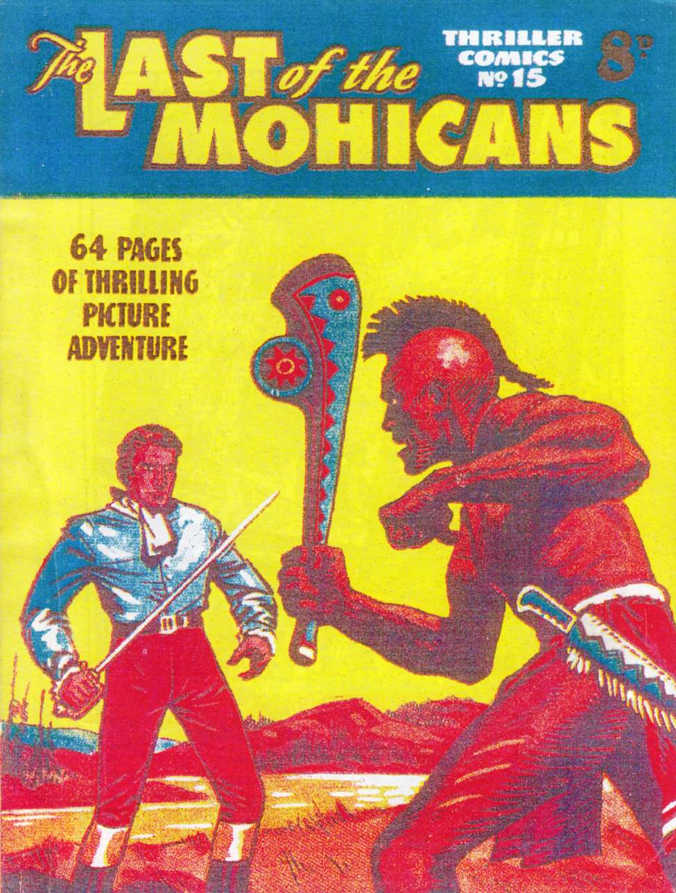 Book Cover For Thriller Comics 15 - The Last of the Mohicans