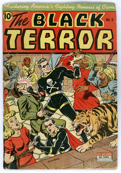 Comic Book Cover For The Black Terror 2