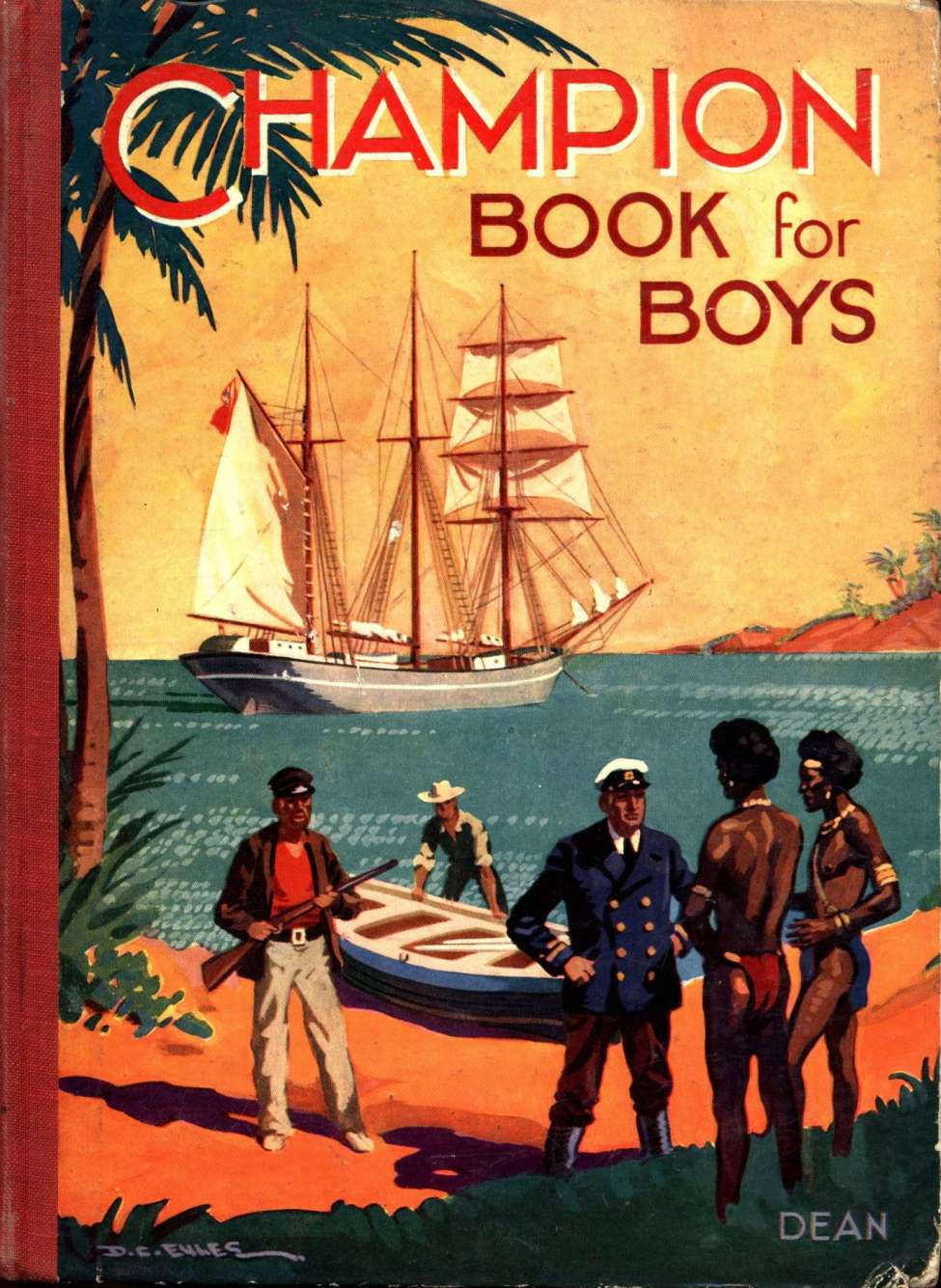 Book Cover For Champion Book for Boys 1952