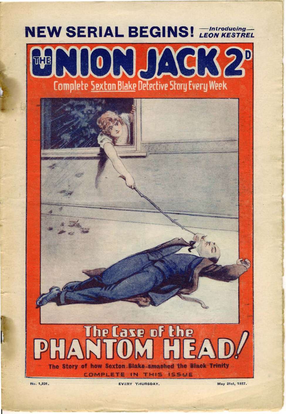Book Cover For Union Jack 1231 - The Case of the Phantom Head