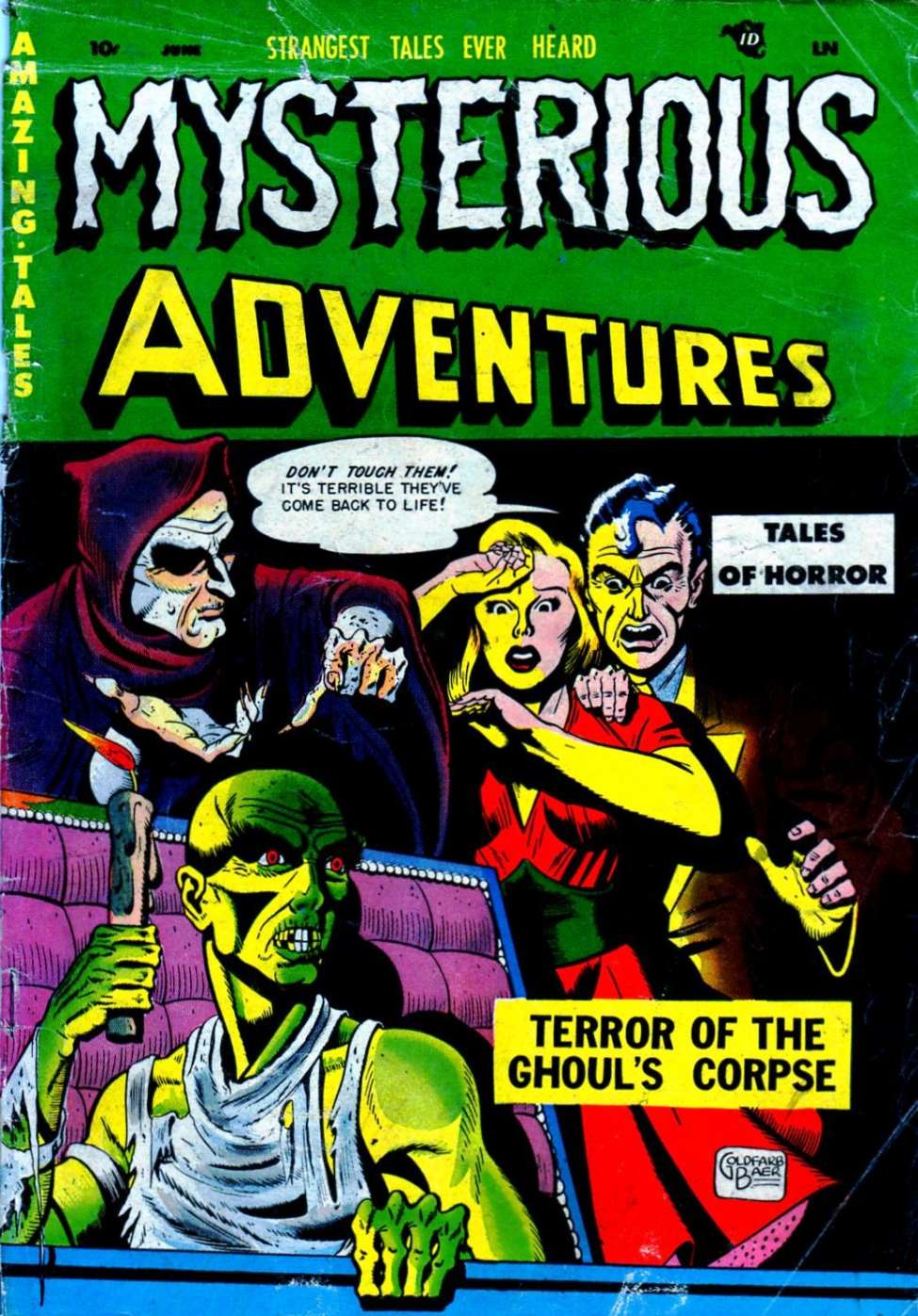 Comic Book Cover For Mysterious Adventures 2 - Version 1
