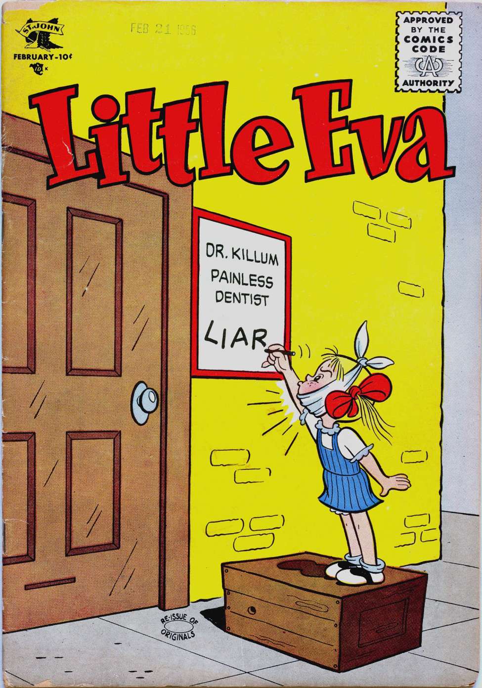 Comic Book Cover For Little Eva 22