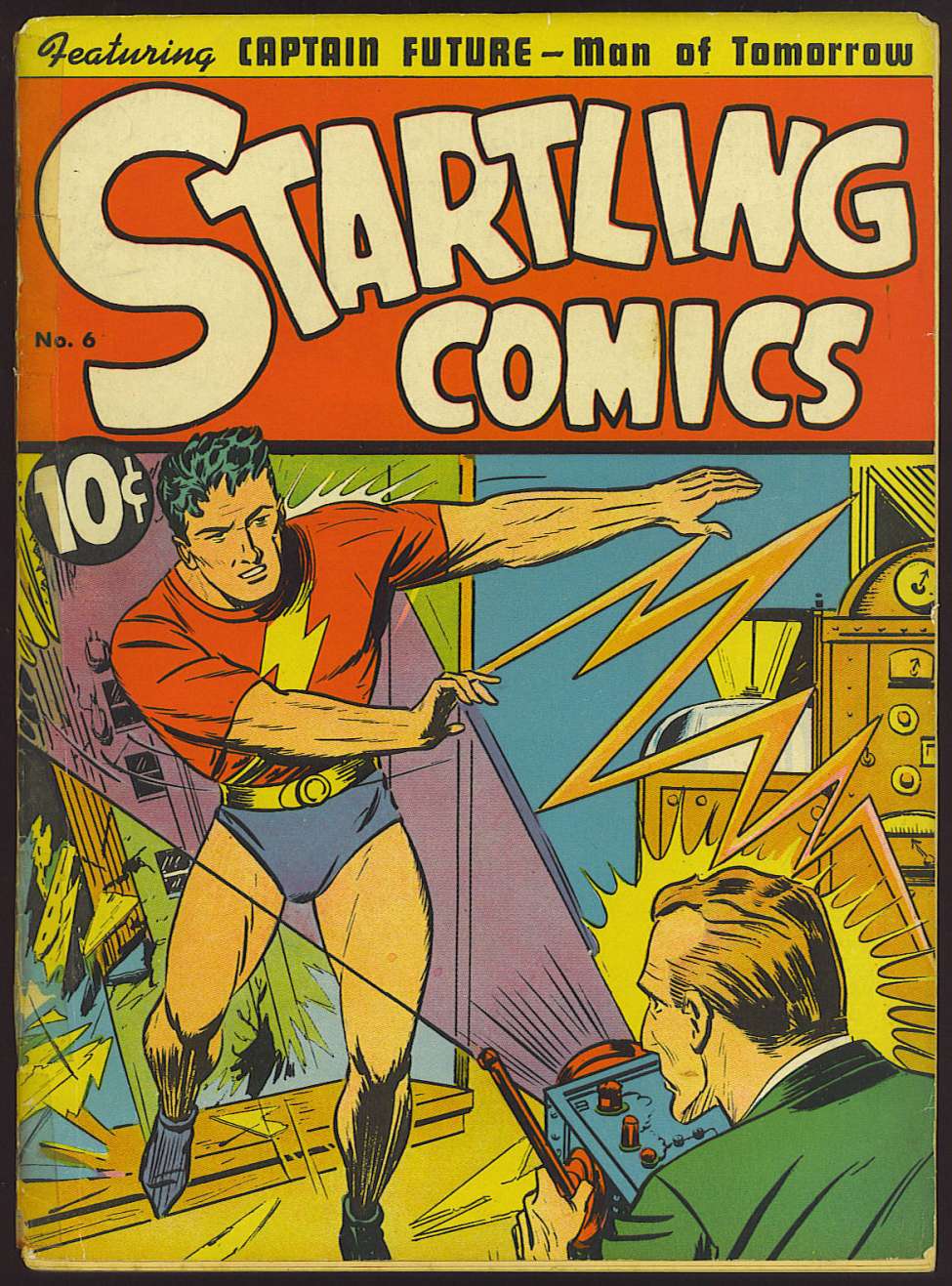 Comic Book Cover For Startling Comics 6