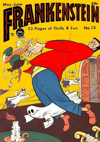 Comic Book Cover For Frankenstein 13 - Version 2
