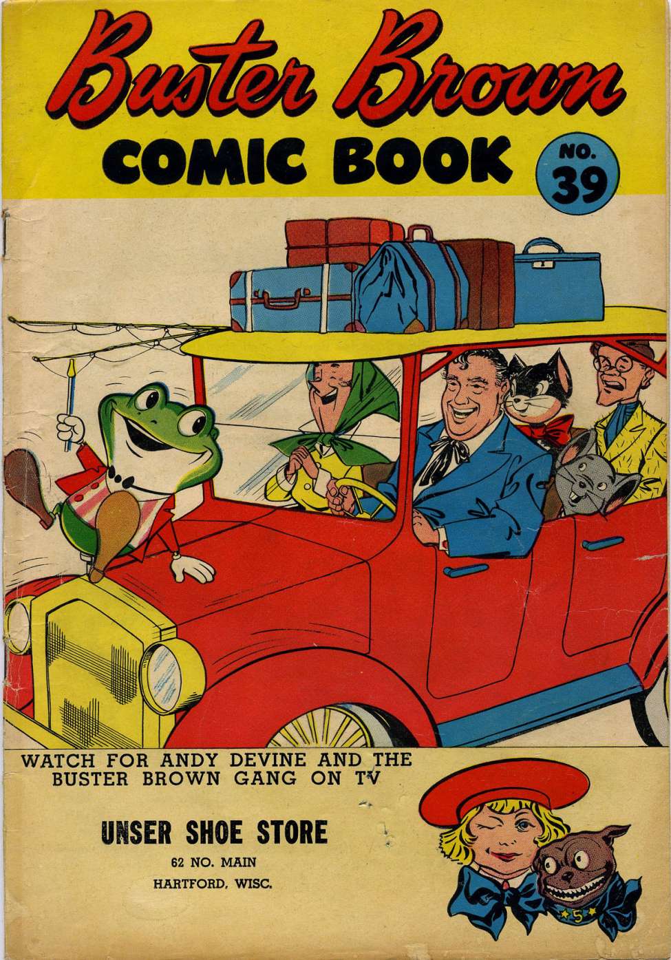 Comic Book Cover For Buster Brown 39