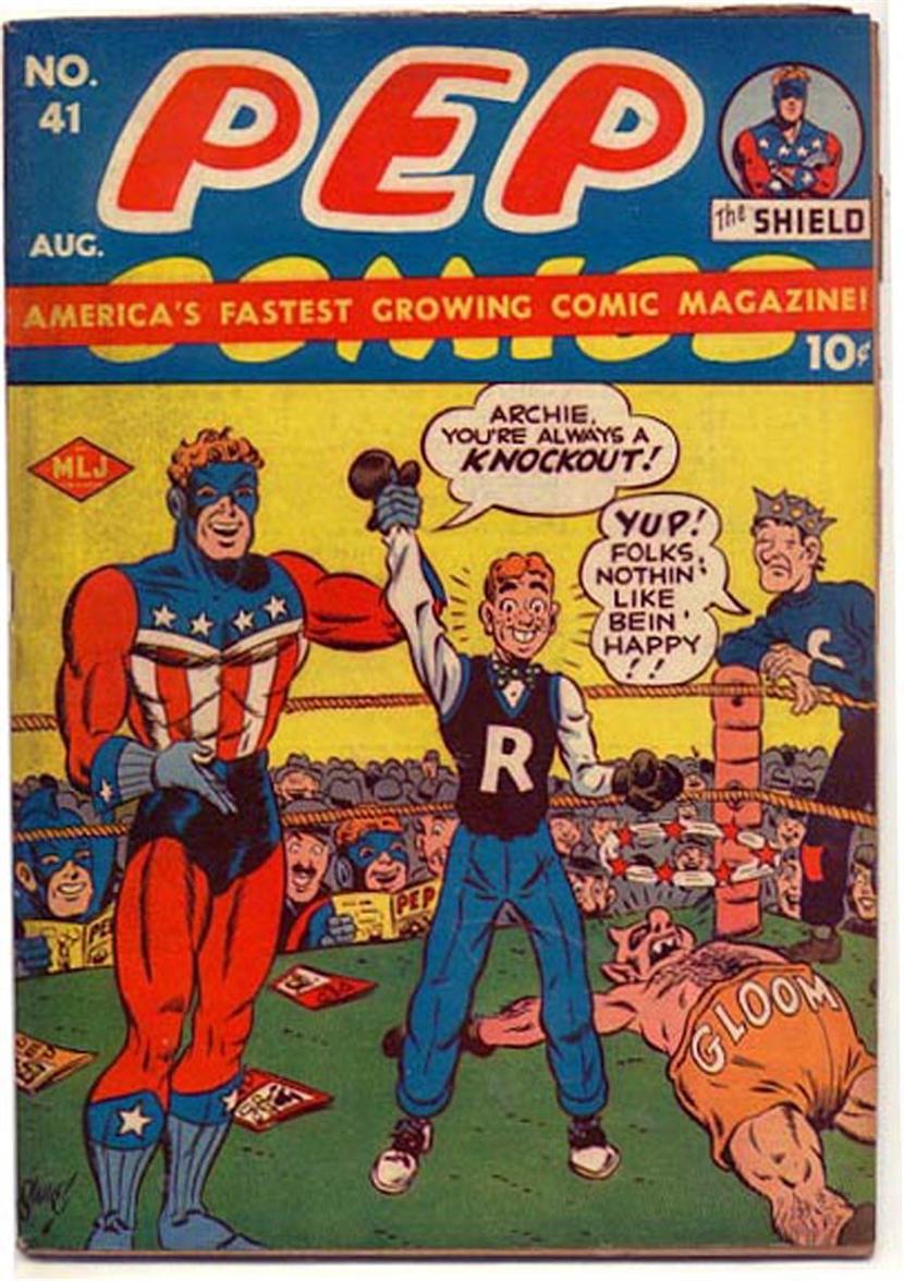 Book Cover For Pep Comics 41