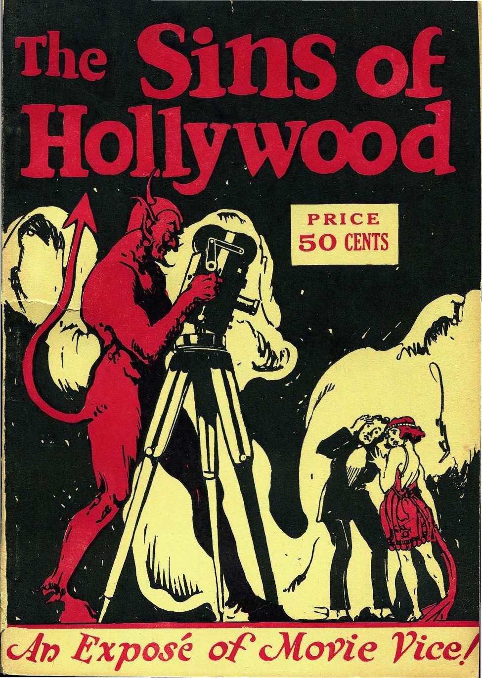 Comic Book Cover For The Sins of Hollywood