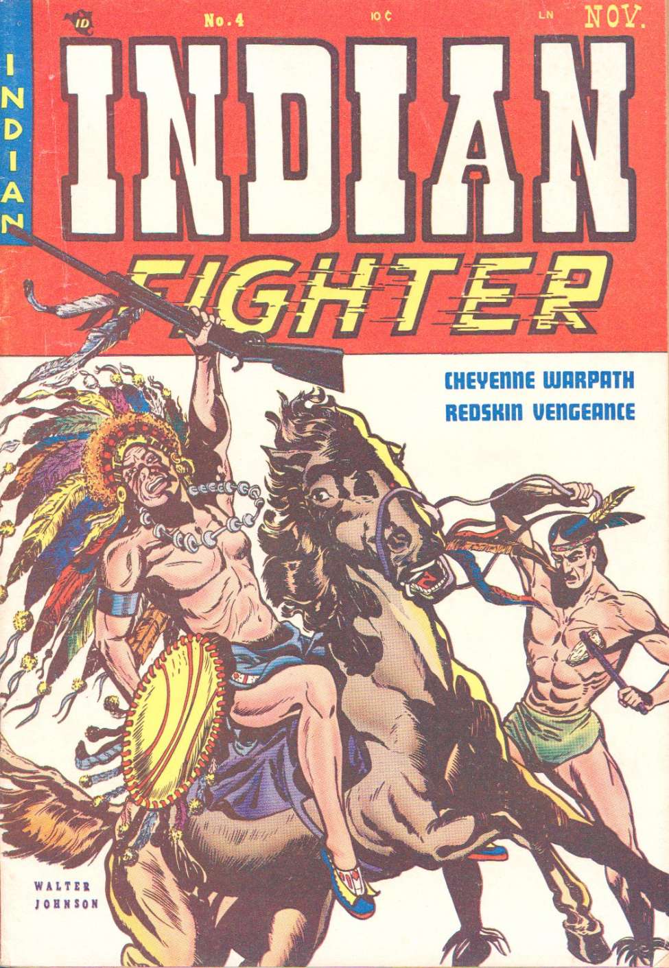 Comic Book Cover For Indian Fighter 4