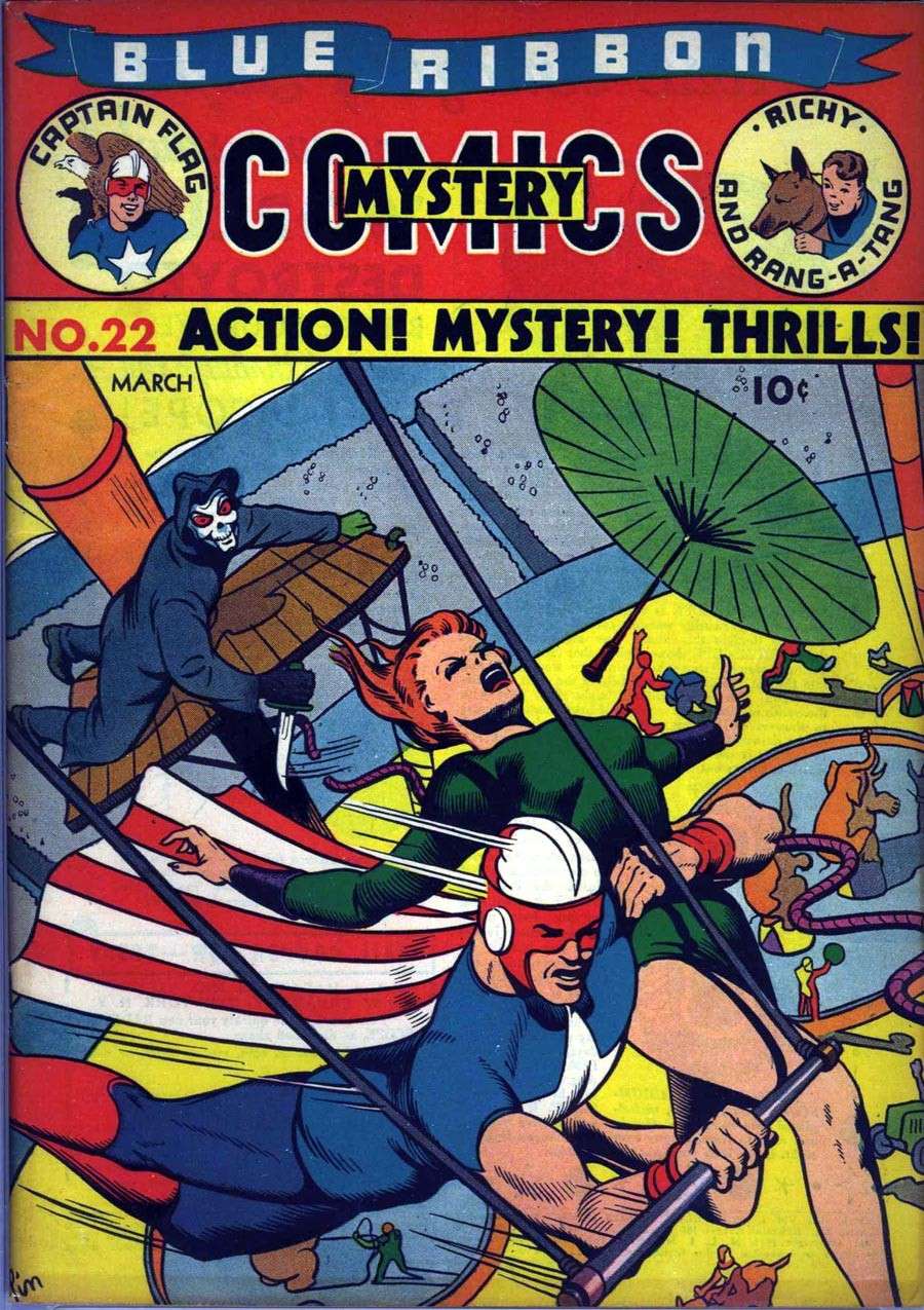 Comic Book Cover For Blue Ribbon Comics 22