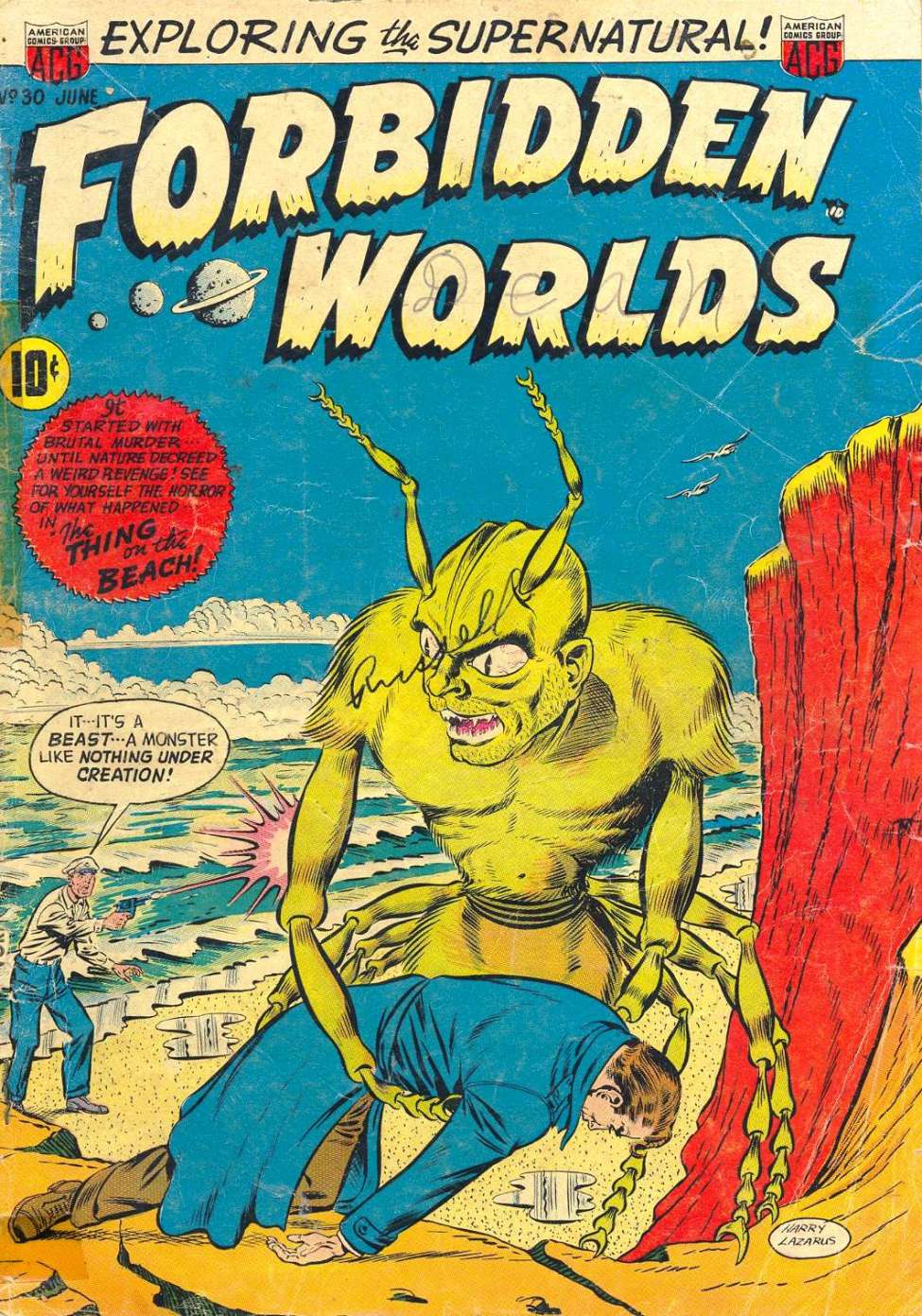 Book Cover For Forbidden Worlds 30