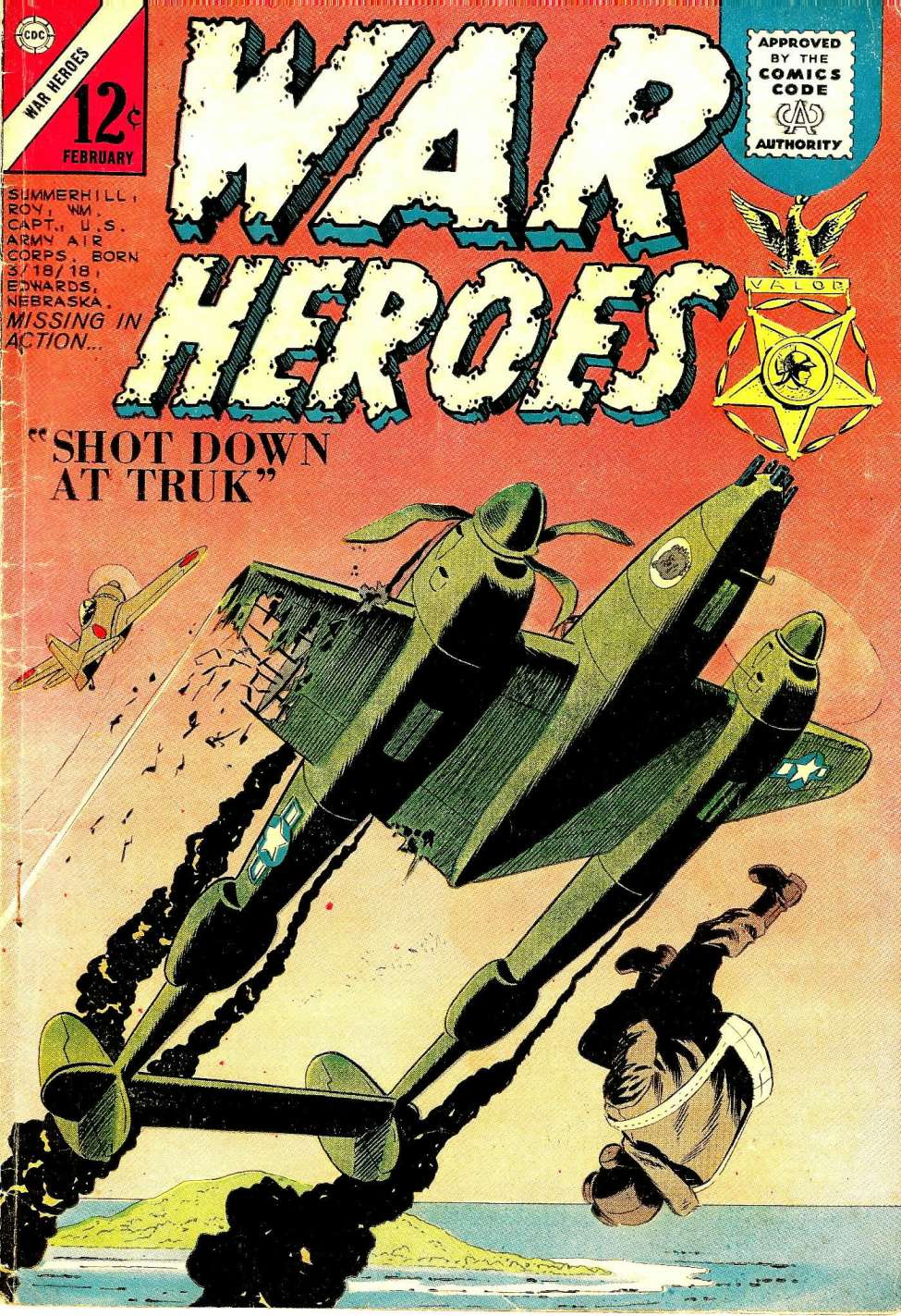 Comic Book Cover For War Heroes 7 (alt) - Version 2