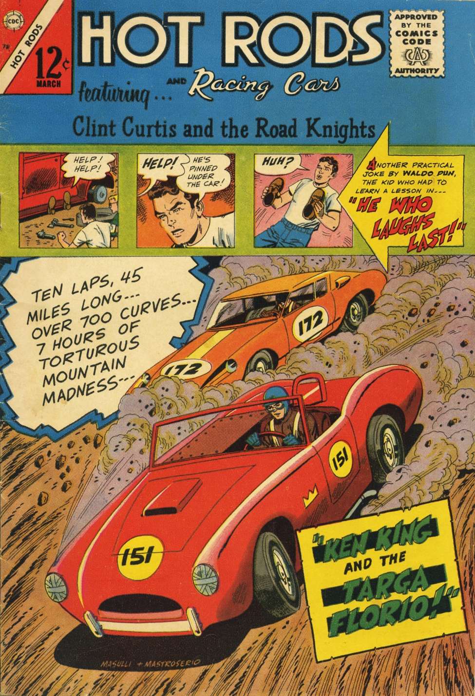 Comic Book Cover For Hot Rods and Racing Cars 78
