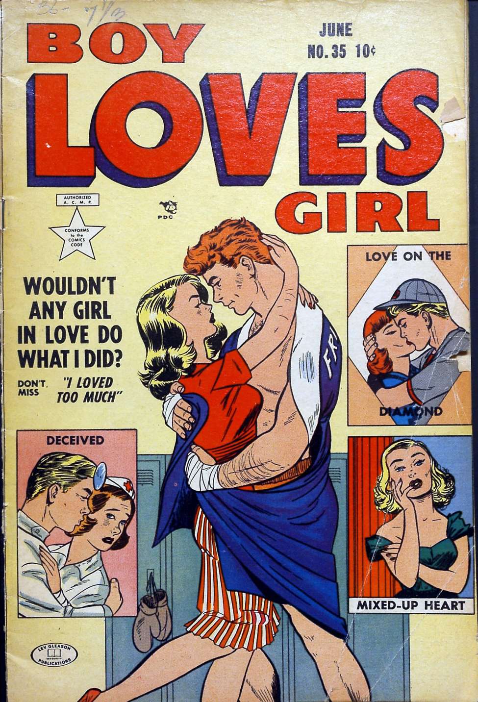 Comic Book Cover For Boy Loves Girl 35