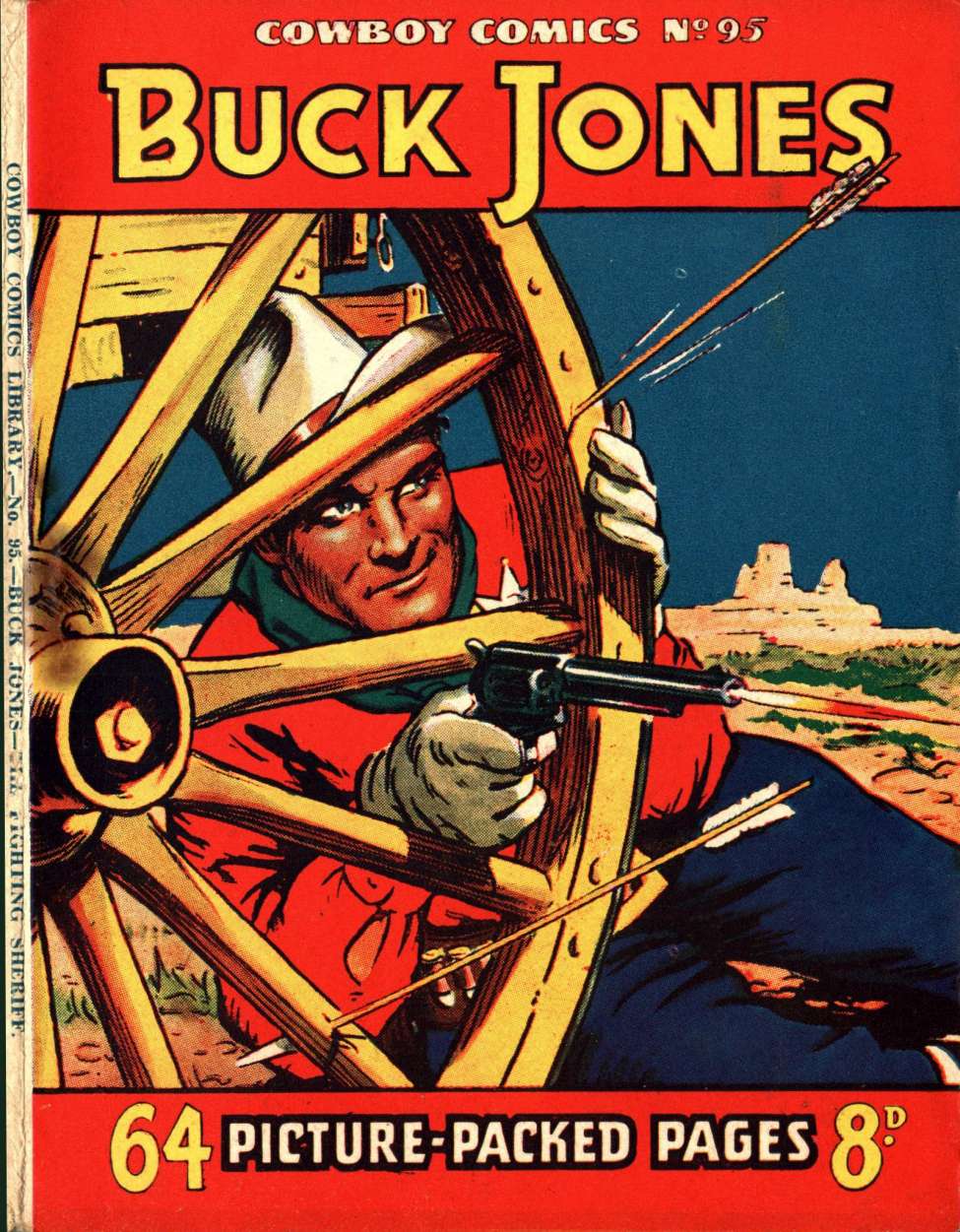 Book Cover For Cowboy Comics 95 - Buck Jones