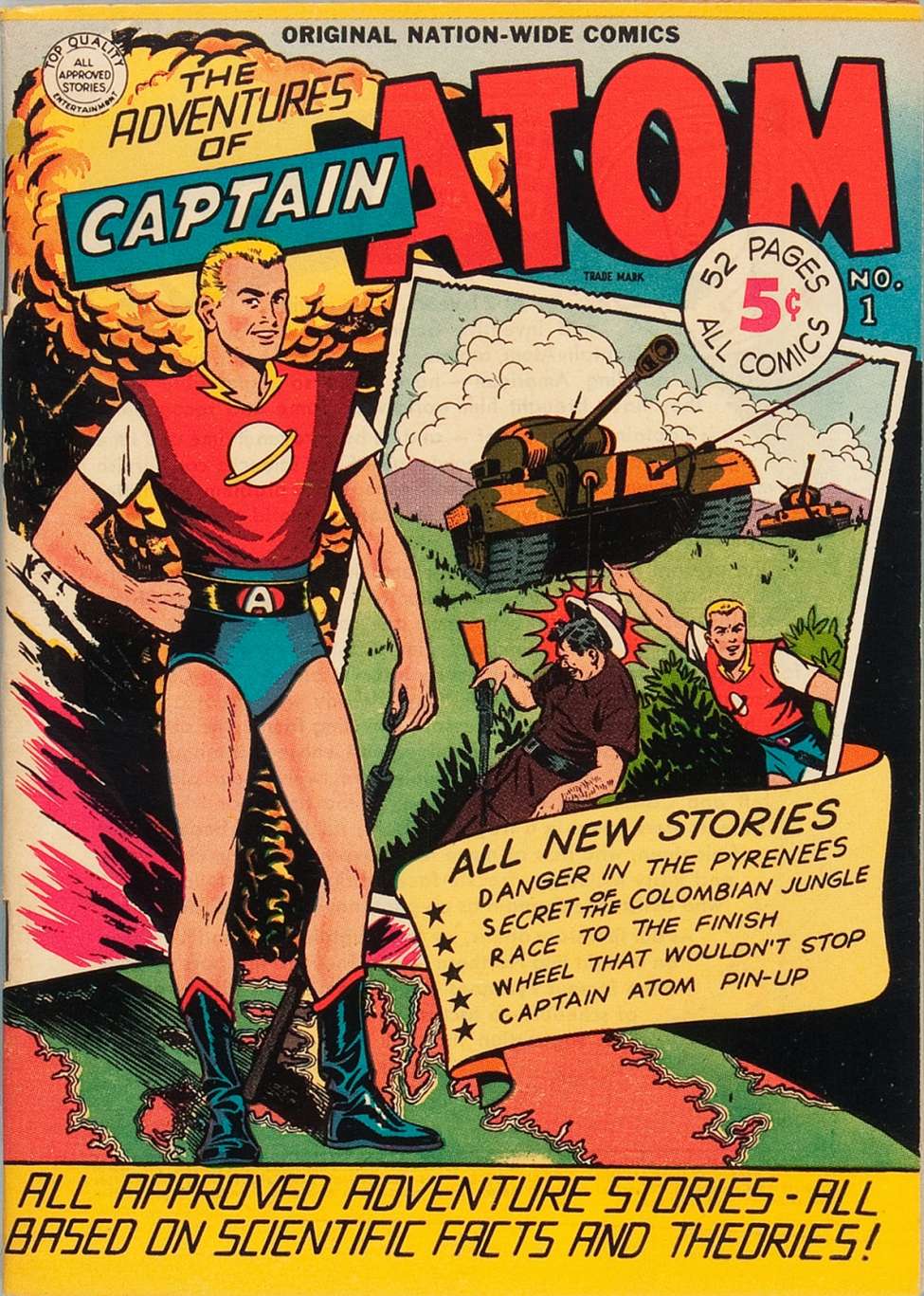 Comic Book Cover For Captain Atom 1