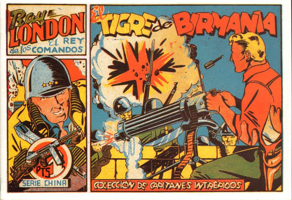 Comic Book Cover For Ray London 3 - El Tigre de Birmania