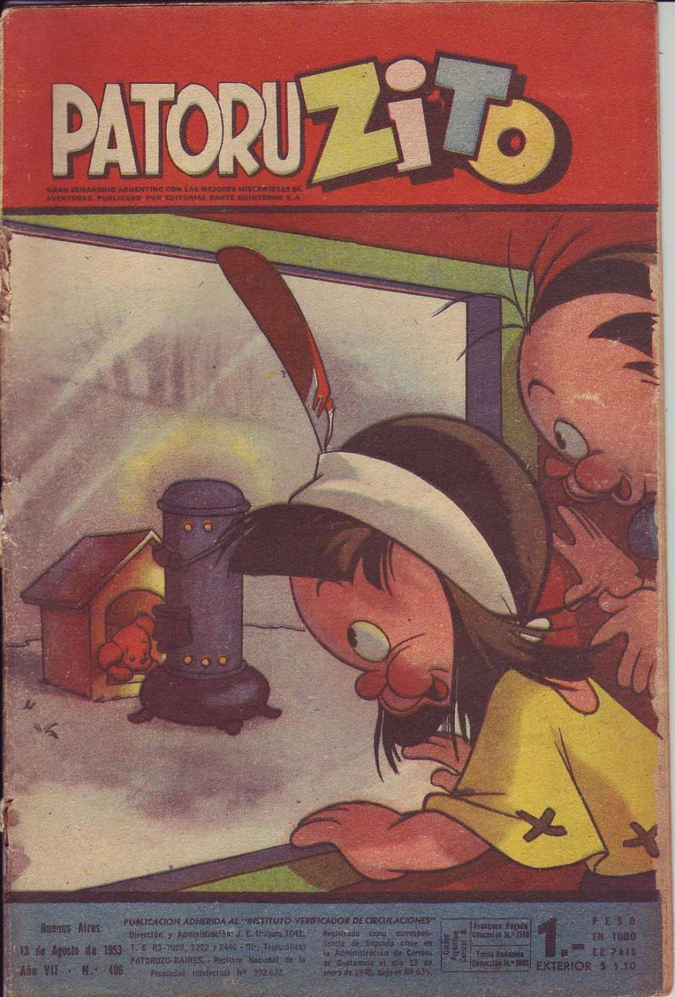 Comic Book Cover For Patoruzito 406