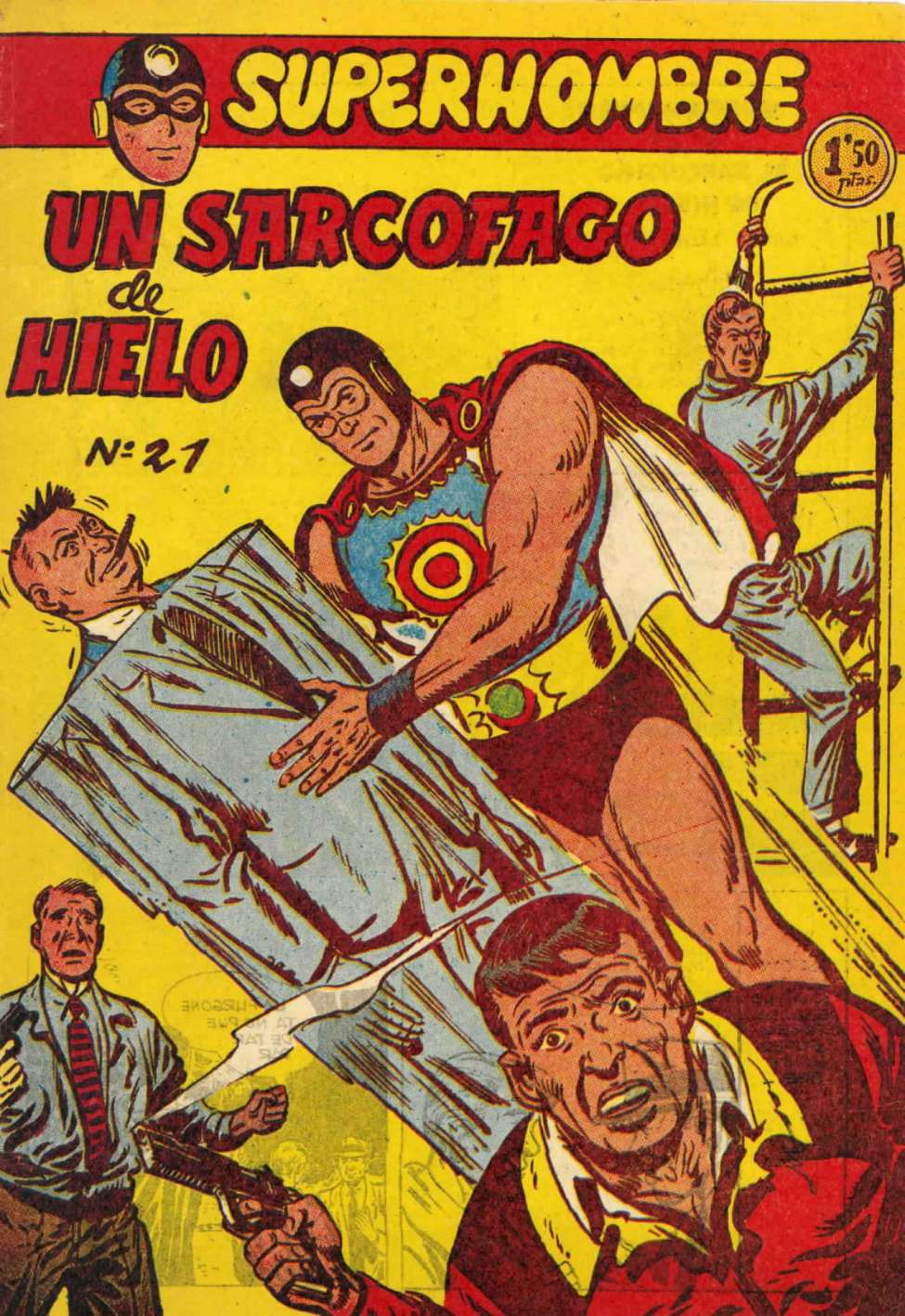 Book Cover For SuperHombre 21 Un sarcofago de hielo