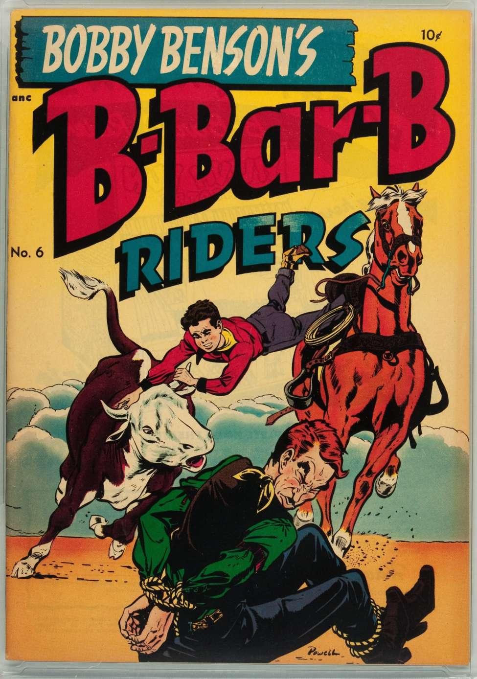 Comic Book Cover For Bobby Benson's B-Bar-B Riders 6 (alt) - Version 2