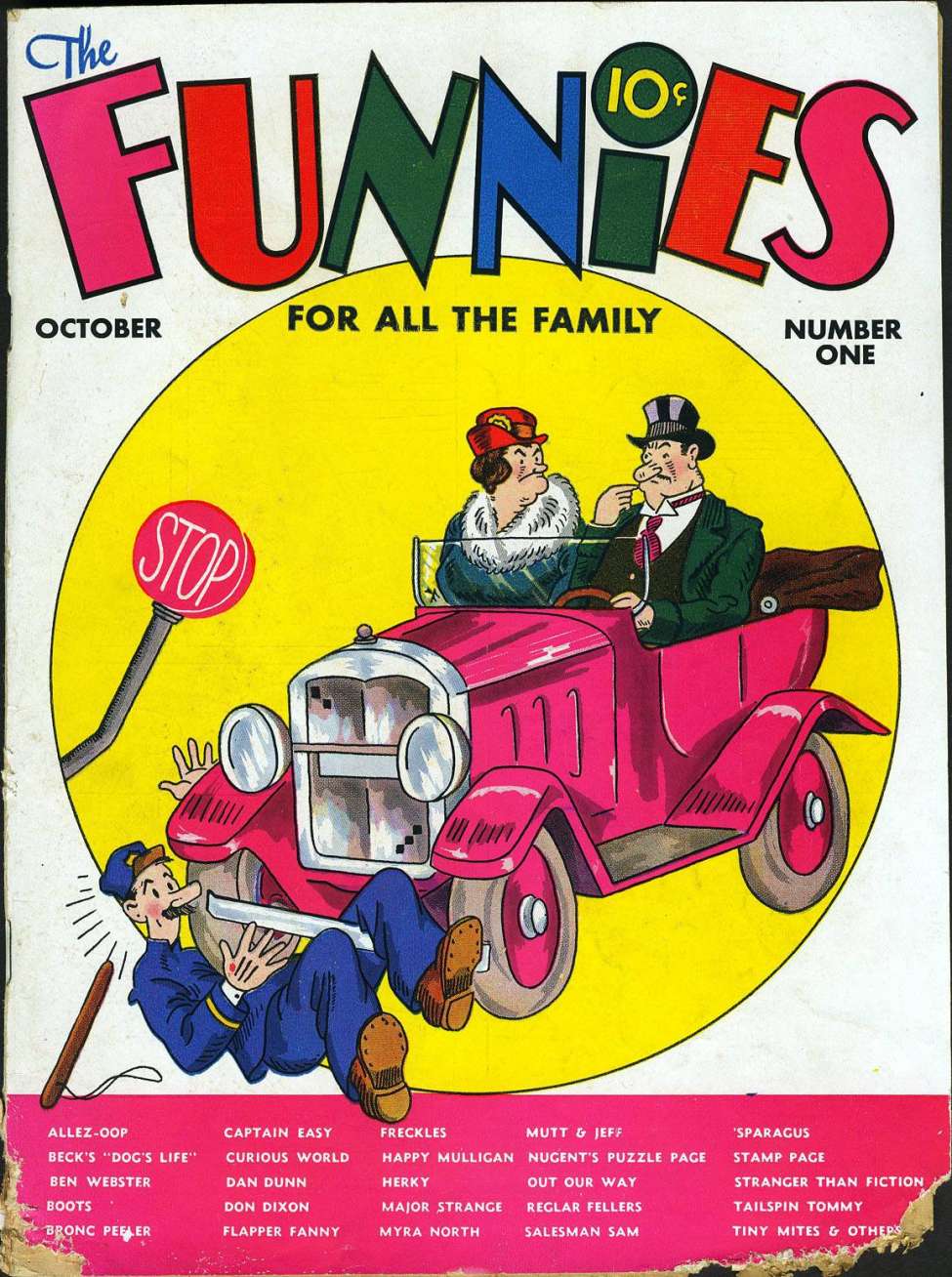 Comic Book Cover For The Funnies 1