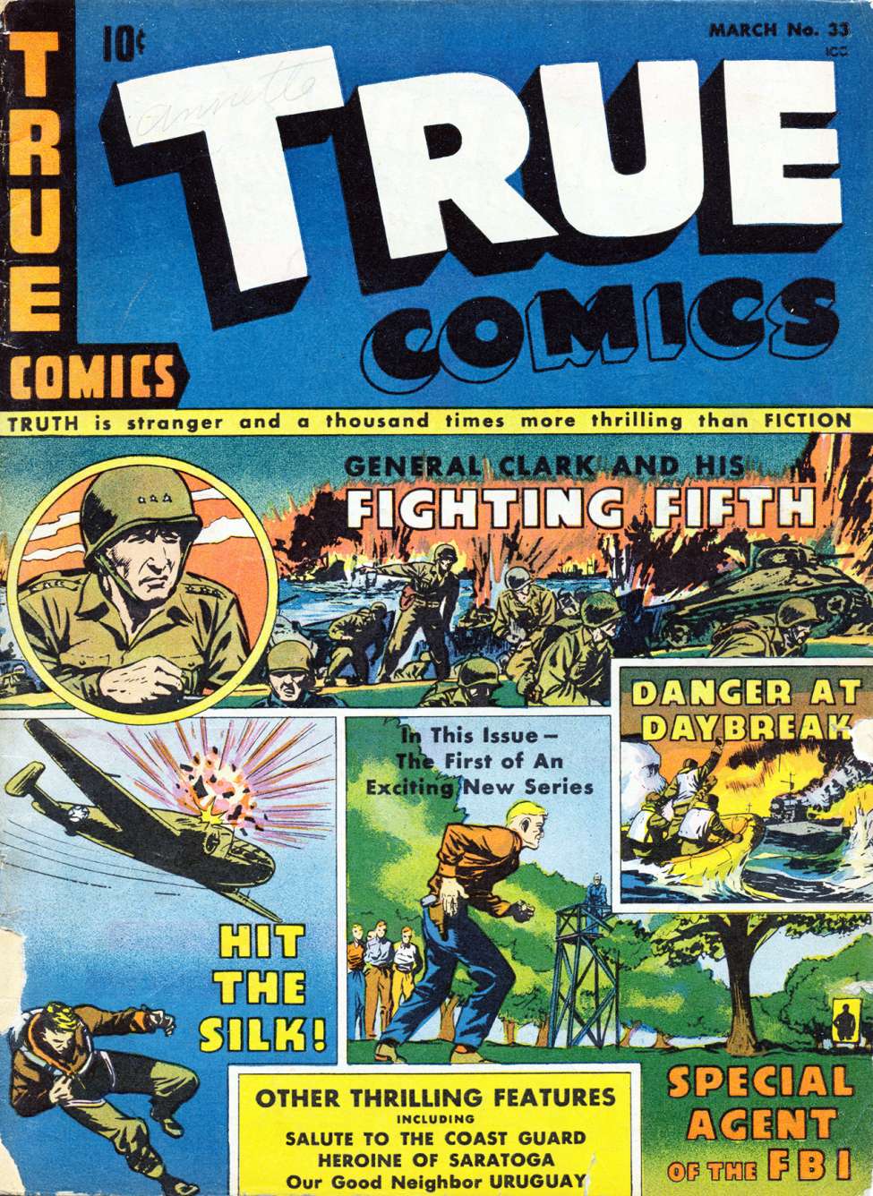 Book Cover For True Comics 33