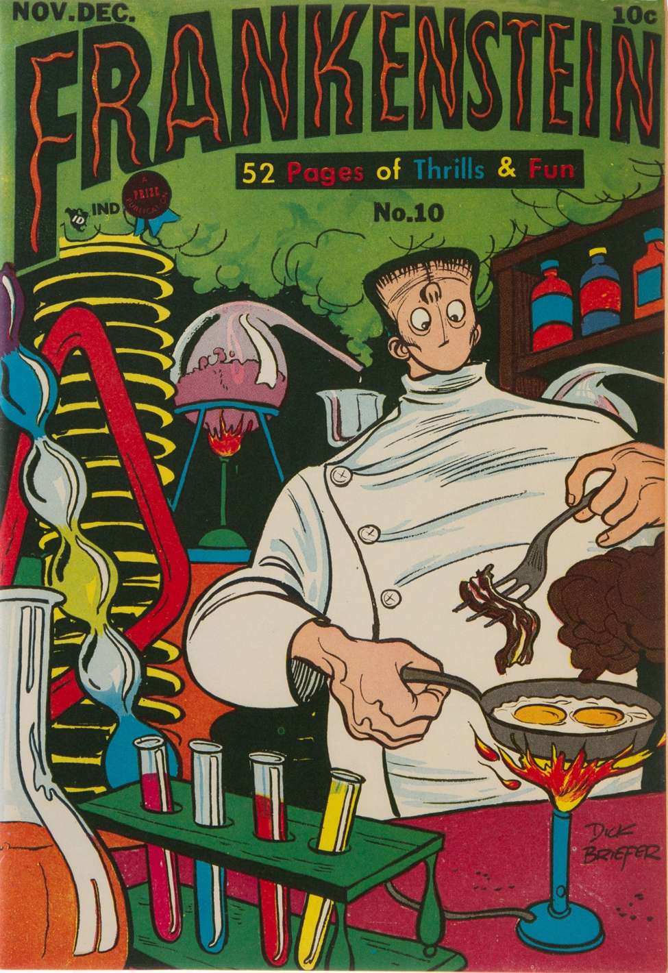 Comic Book Cover For Frankenstein 10 - Version 2