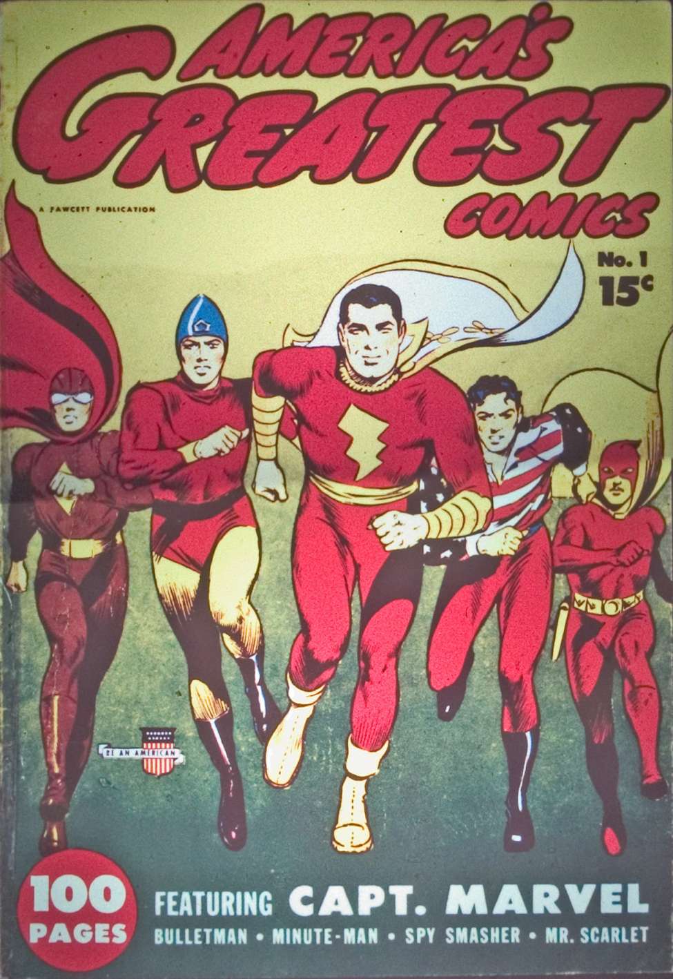 Comic Book Cover For America's Greatest Comics 1 (fiche)