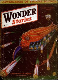 Large Thumbnail For Wonder Stories v5 2 - The Mystery of Planet Deep - George A. Dye