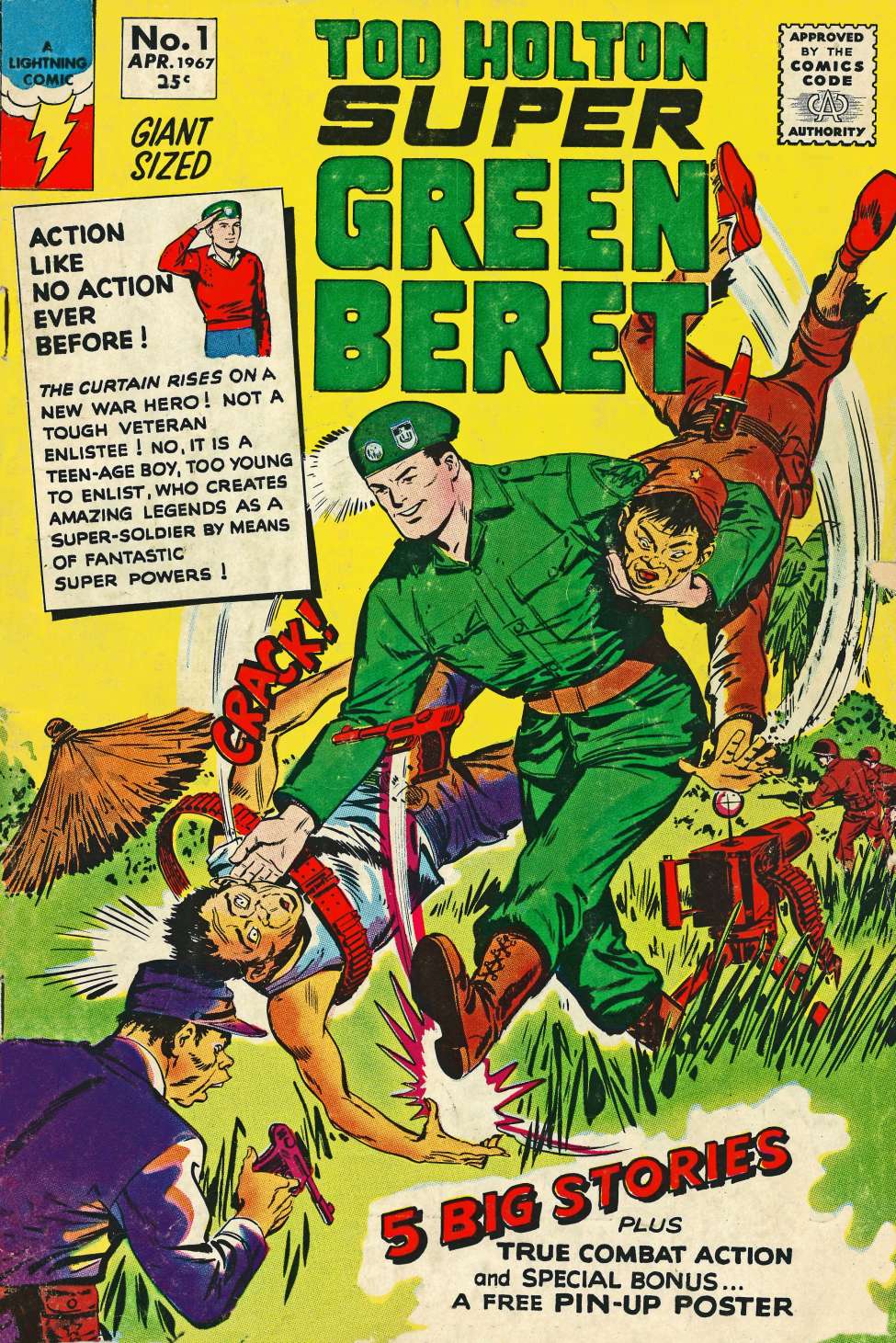 Book Cover For Super Green Beret 1 - Version 2