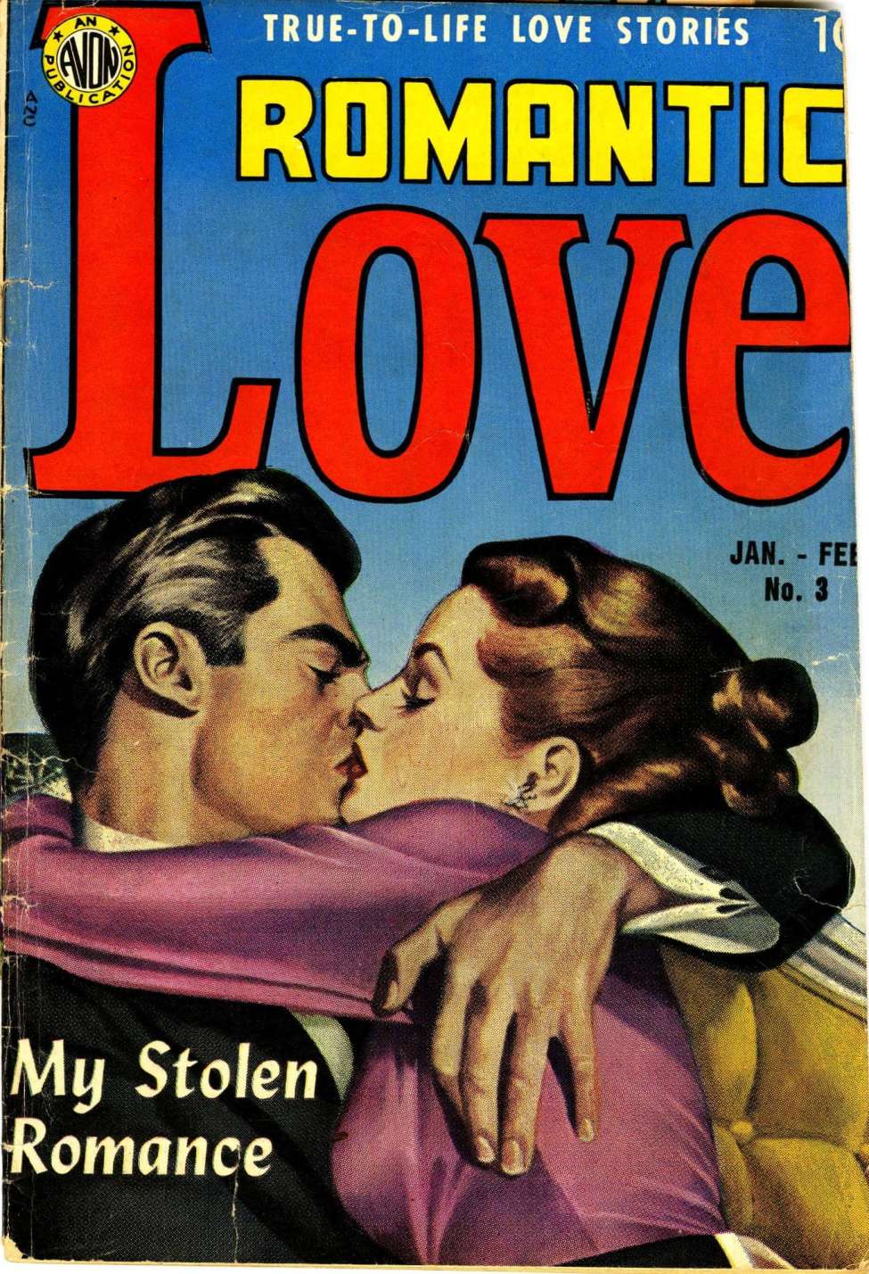Comic Book Cover For Romantic Love 3