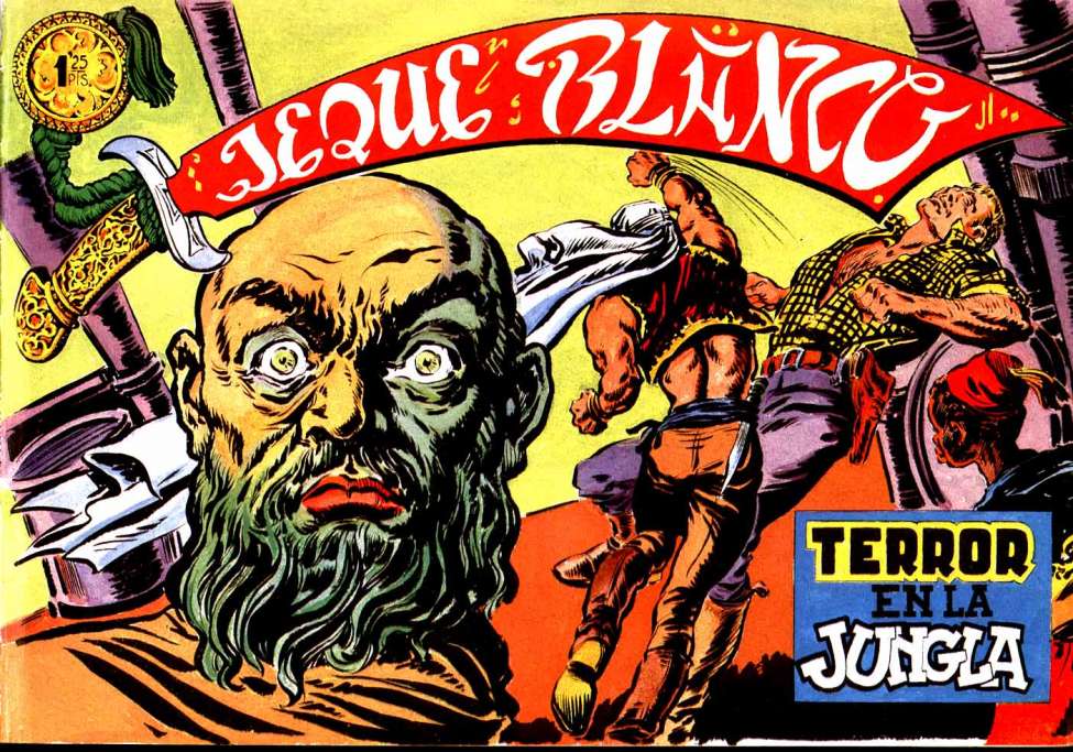 Comic Book Cover For Jeque Blanco 3 - Terror en la Jungla