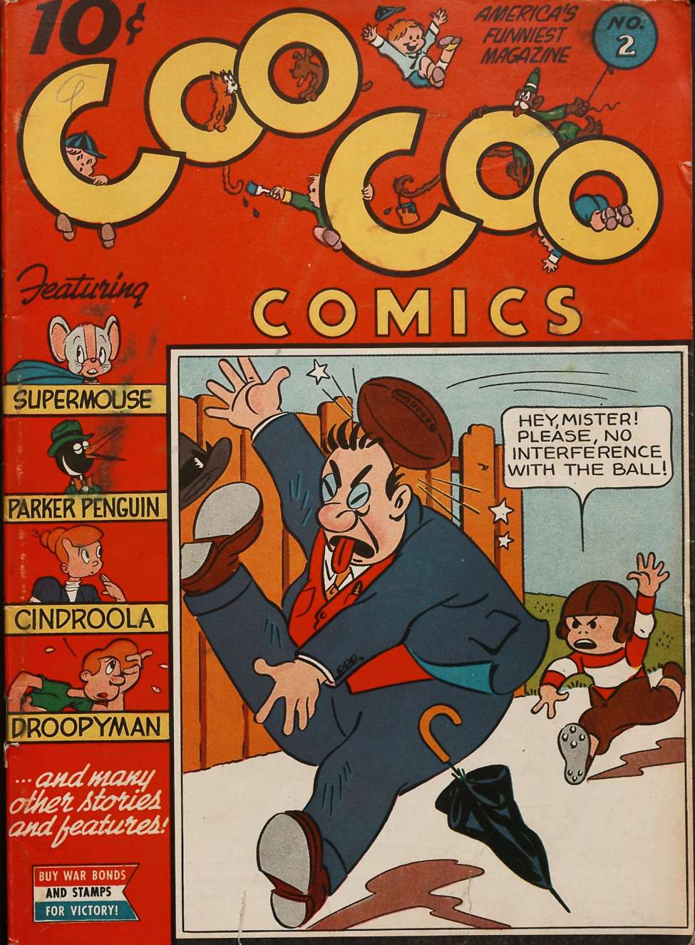 Comic Book Cover For Coo Coo Comics 2