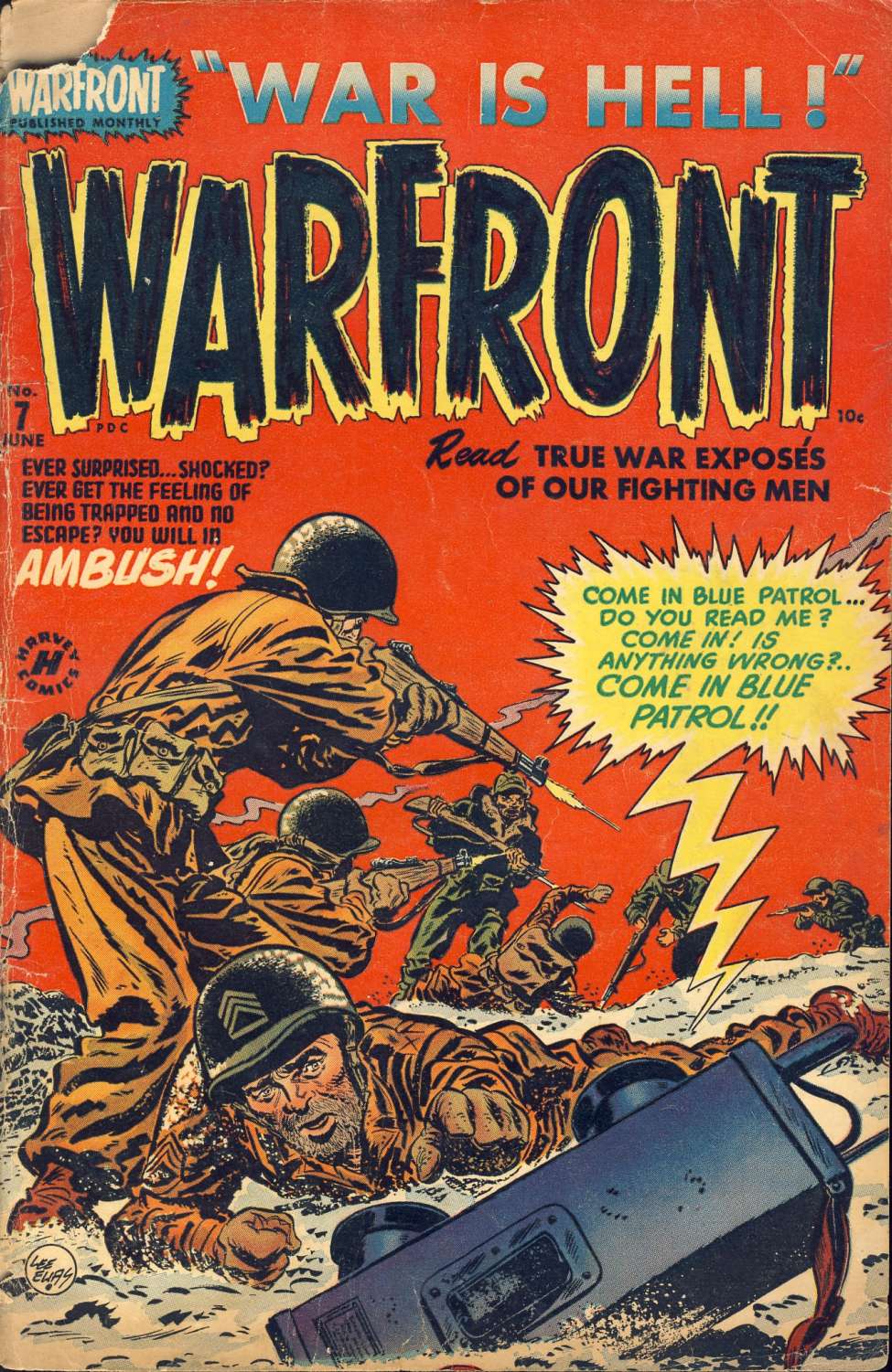 Comic Book Cover For Warfront 7