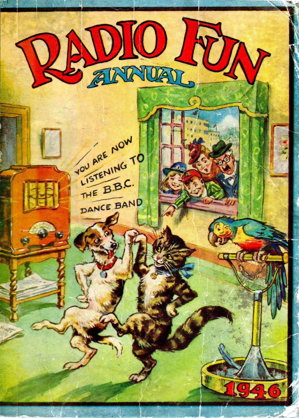 Book Cover For Radio Fun Annual 1946