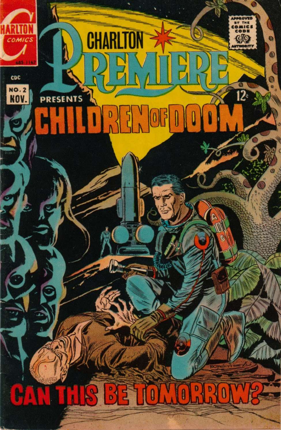 Comic Book Cover For Charlton Premiere 2 - Children of Doom