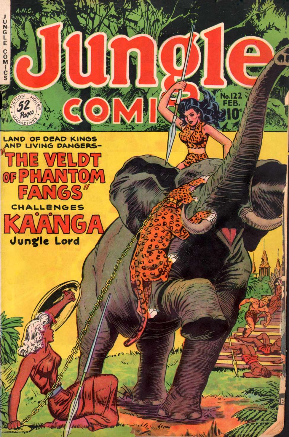 Comic Book Cover For Jungle Comics 122