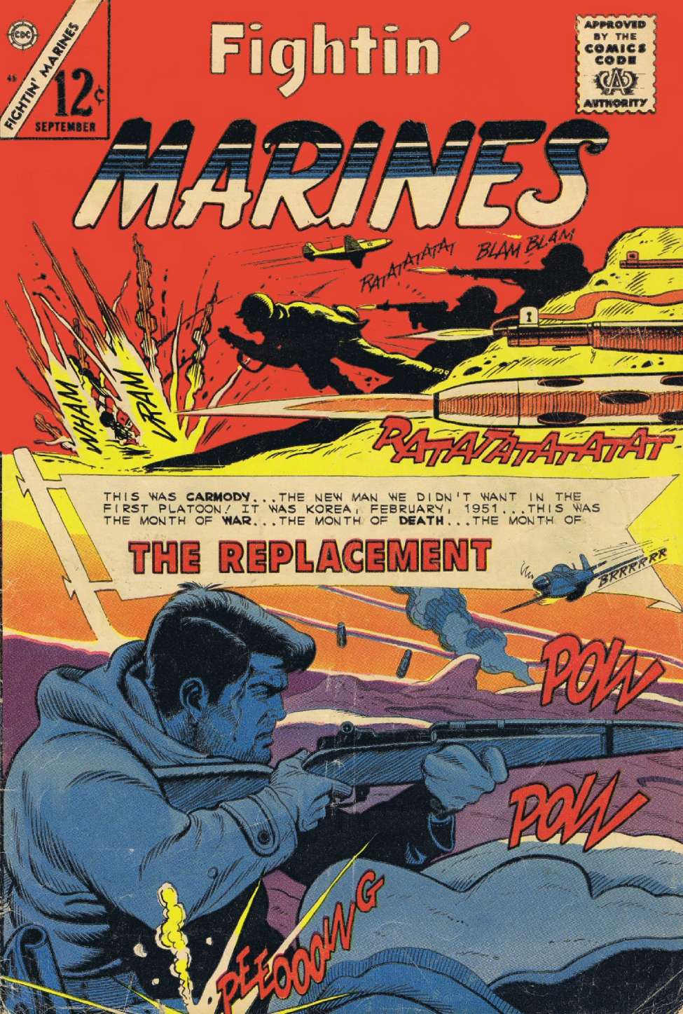 Comic Book Cover For Fightin' Marines 65