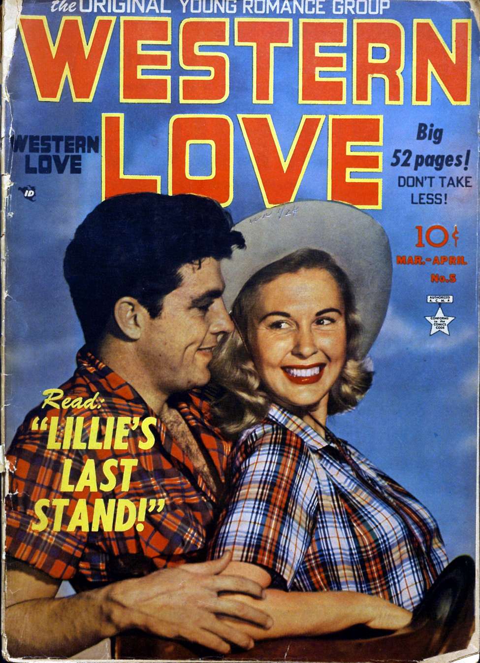Comic Book Cover For Western Love 5