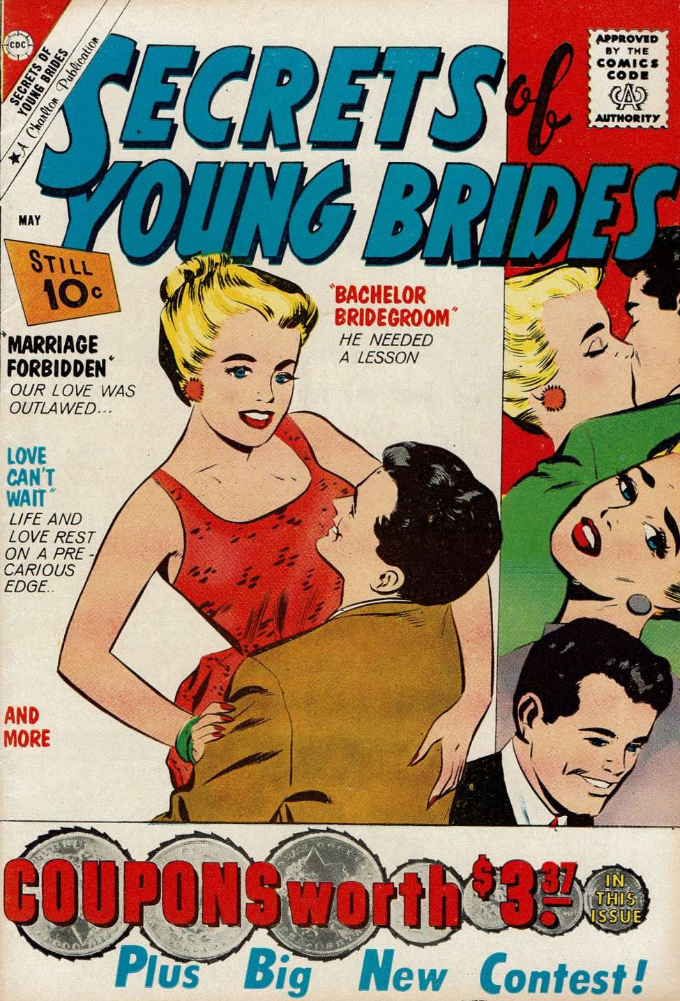 Comic Book Cover For Secrets of Young Brides 25