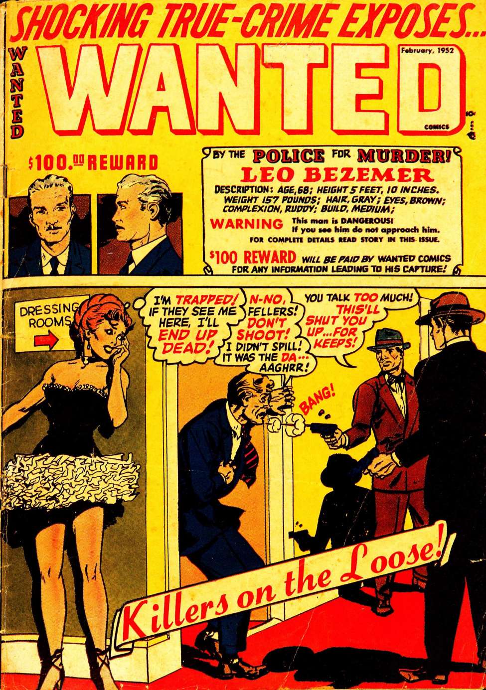 Book Cover For Wanted Comics 45 - Version 2