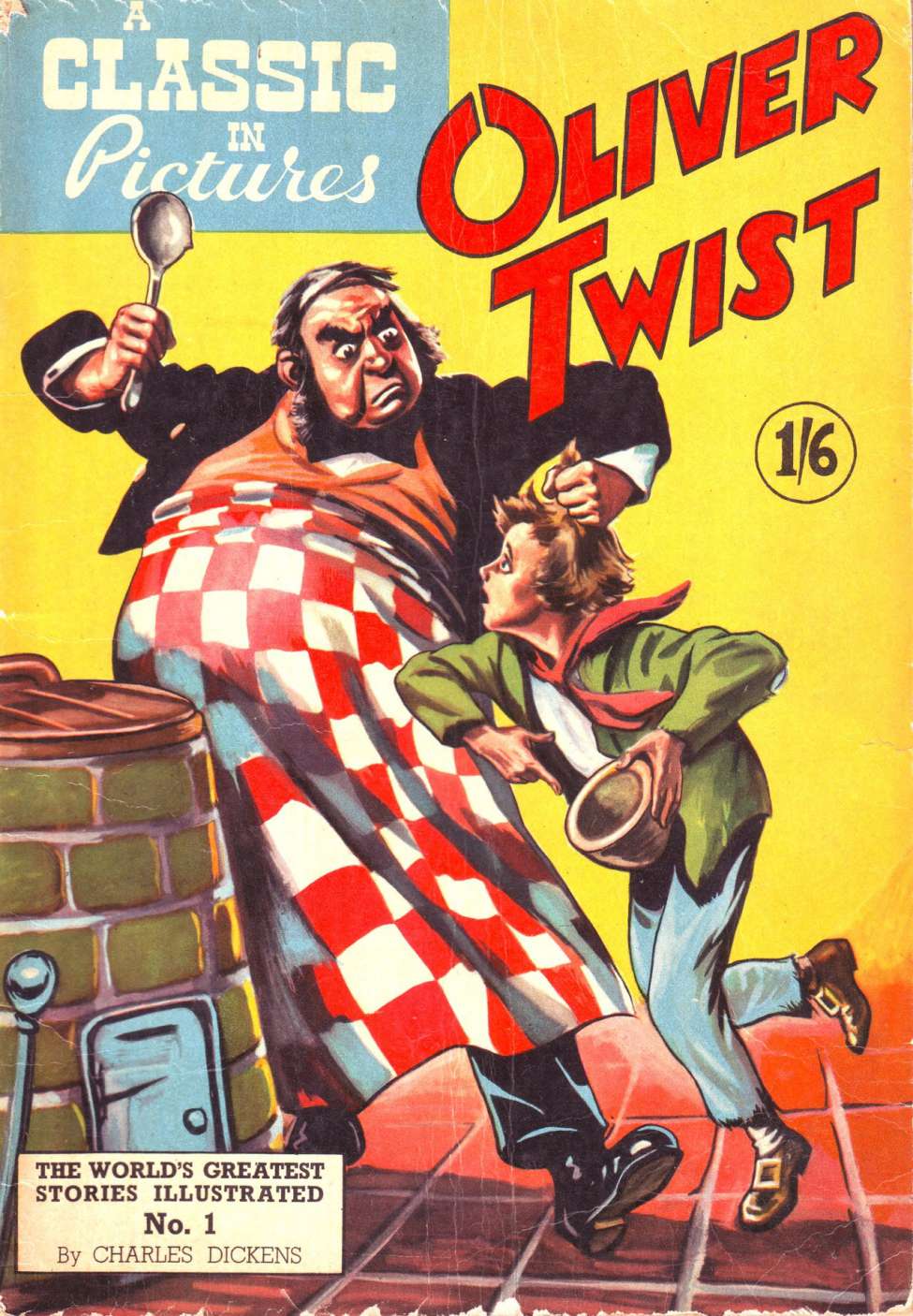 Book Cover For A Classic in Pictures 1 - Oliver Twist