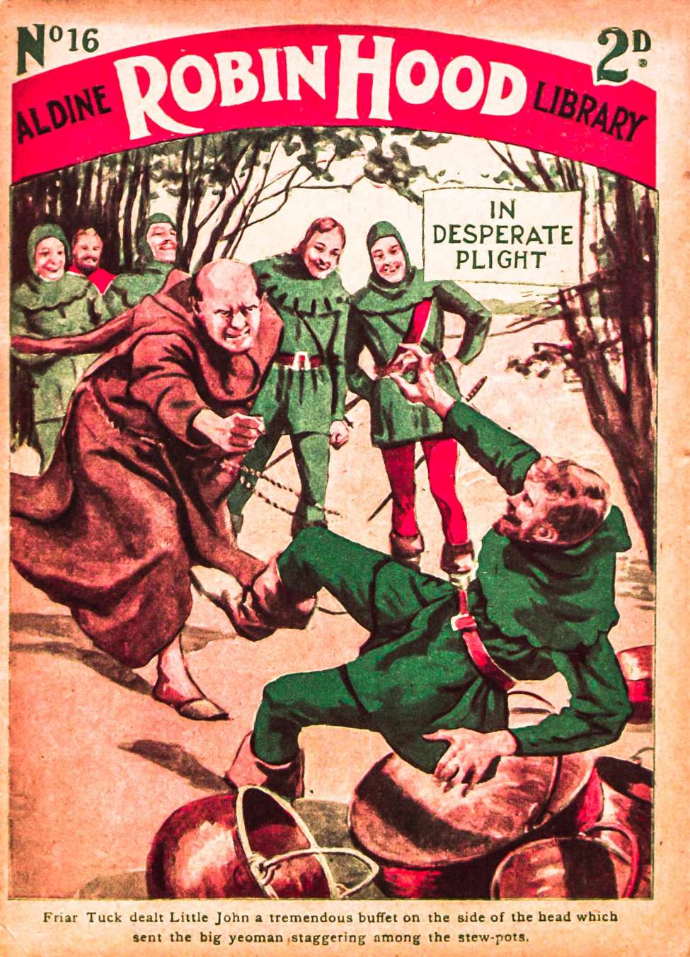 Book Cover For Aldine Robin Hood Library 16 - In Desperate Plight