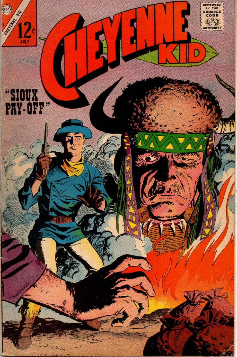 Comic Book Cover For Cheyenne Kid 62