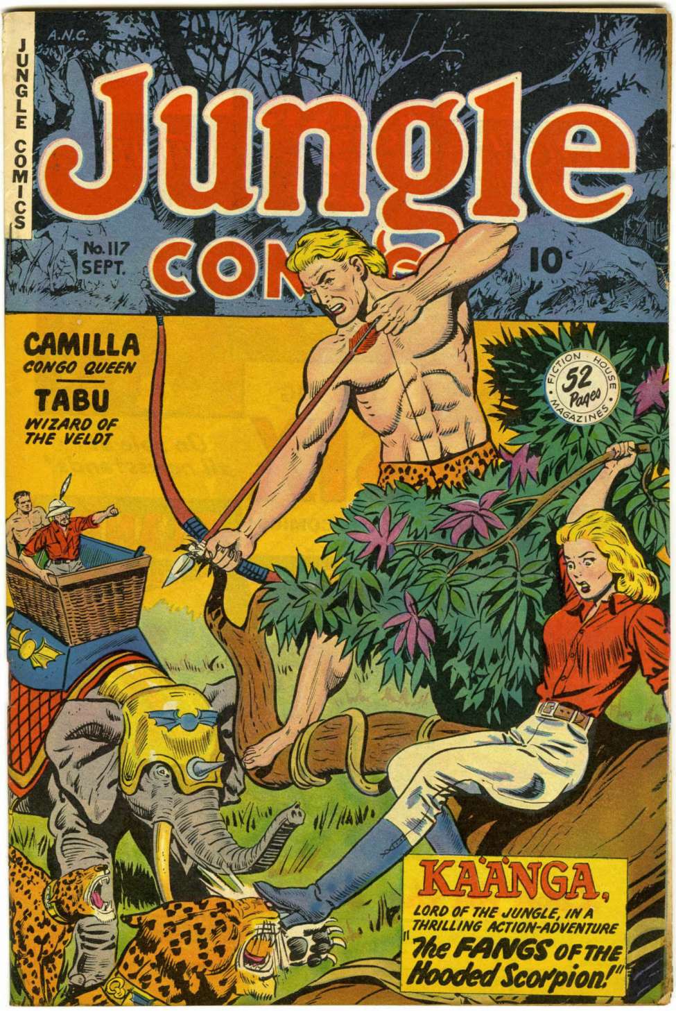 Book Cover For Jungle Comics 117
