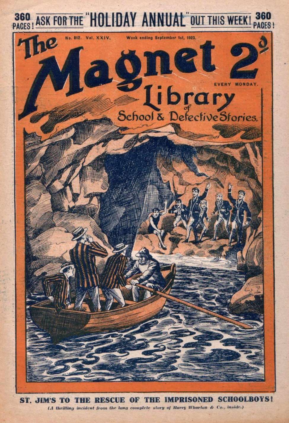 Comic Book Cover For The Magnet 812 - The Secret of the Caves